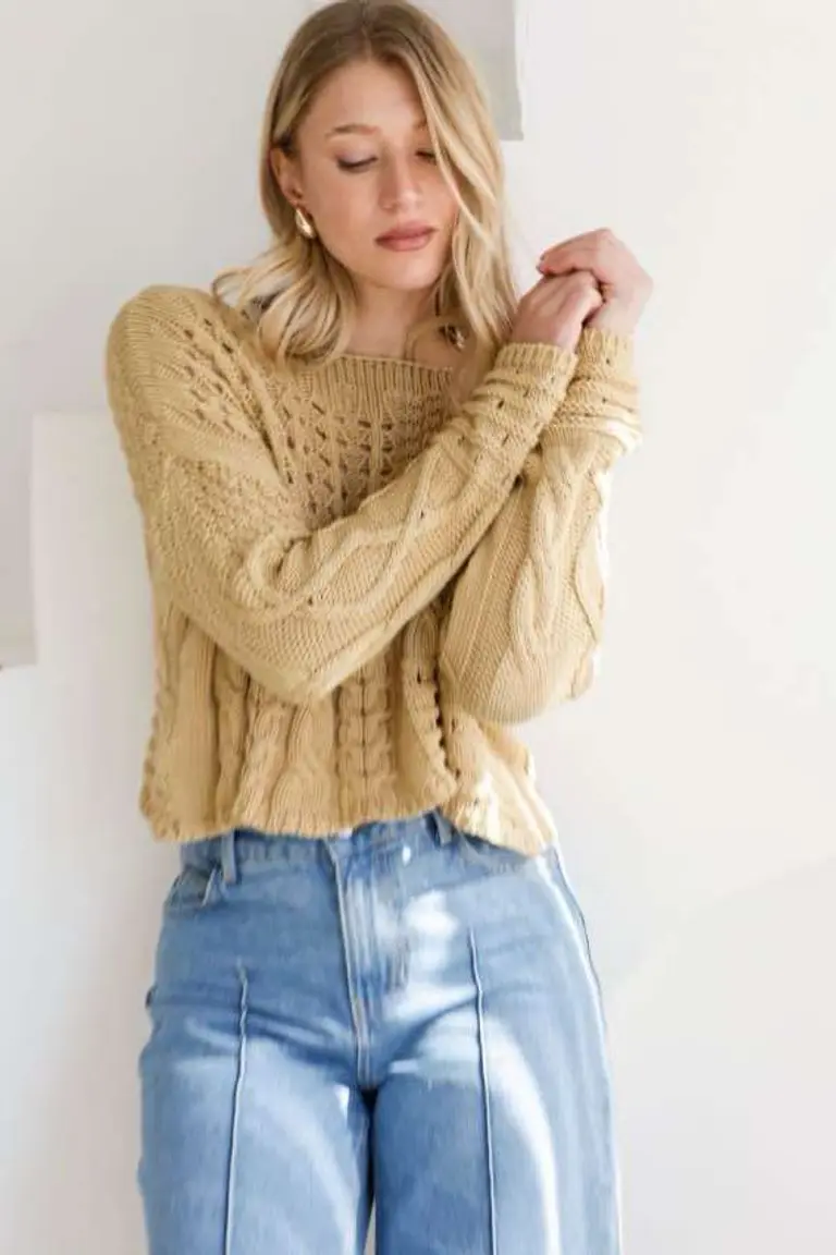 Sweater Tramado Multiuso de Hesed en Buzos y Sweaters para argentina