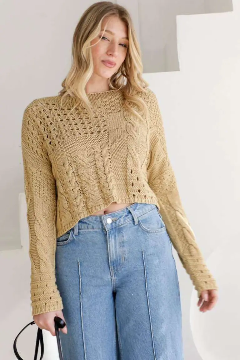 Sweater Tramado Multiuso de Hesed en Buzos y Sweaters para argentina