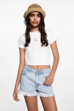 Shorts jean deshilachados de Mango Teen en Shorts para argentina
