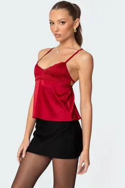 Musculosa blanca encaje de Edikted en Tops para argentina
