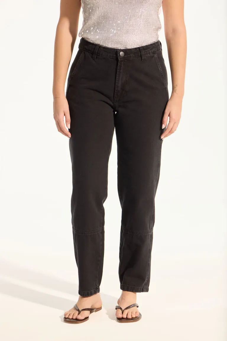 Pantalón de corte holgado y silueta slouchy con bolsillos laterales y en la espalda de Portsaid en Pantalones para argentina