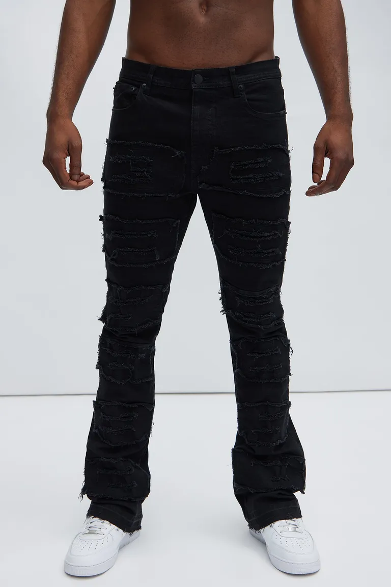 Jean acampanado con parches de Fashion Nova en Pantalones para argentina