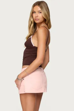 Musculosa ruelle detalle volados de Edikted en Tops para argentina