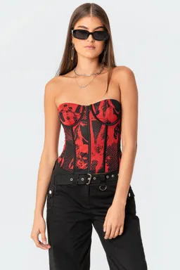 Top corset aly mesh de Edikted en Tops para argentina