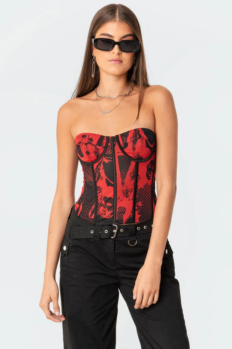 Top corset aly mesh de Edikted en Tops para argentina
