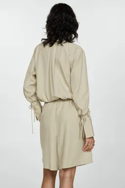 Camisa lyocell con lazo de Mango en Camisas para argentina