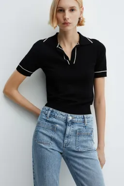 Jeans flare crop bolsillos de Mango en Pantalones para argentina
