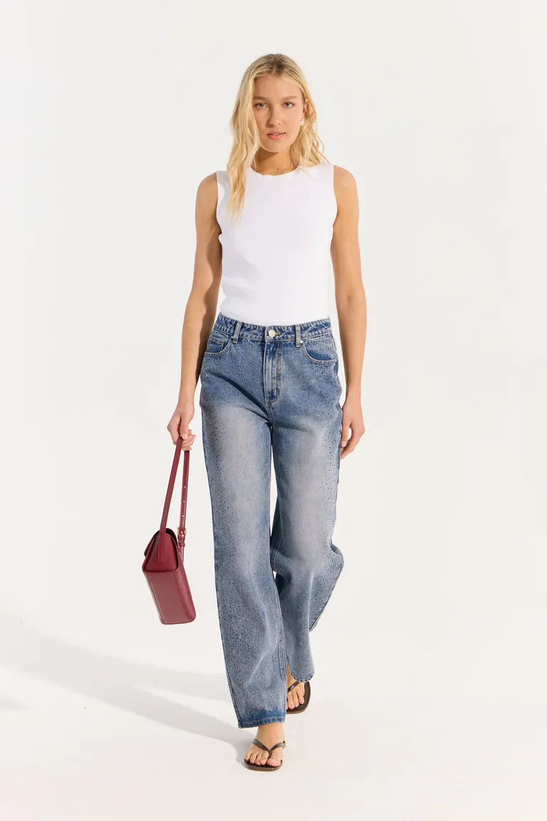 Musculosa tejida básica para mujer, ideal para looks relajados y elegantes de Portsaid en Remeras para argentina