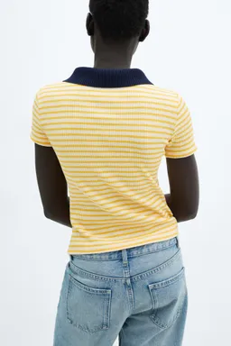 Polo rayas manga corta de Mango en Remeras para argentina