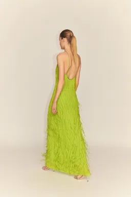Vestido halter flecos pedrería de Mango en Vestidos para argentina