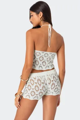 Top crochet abierto peach de Edikted en Tops para argentina