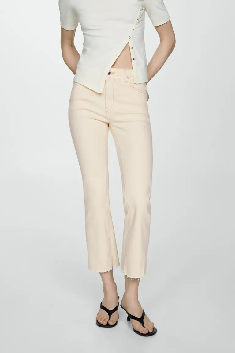 Jeans sienna flare crop de Mango en Pantalones para argentina