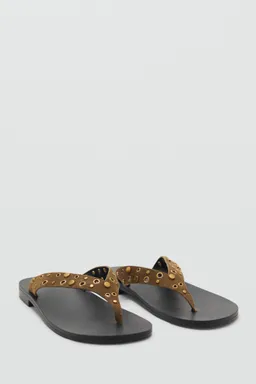 Sandalia serraje tiras eyelets de Mango en Sandalias para argentina