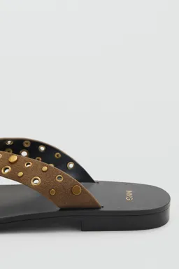 Sandalia serraje tiras eyelets de Mango en Sandalias para argentina