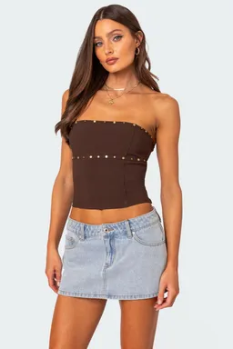 Corset darcy con cordones tachas de Edikted en Ropa Interior y Medias para argentina