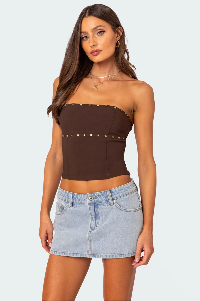 Corset darcy con cordones tachas de Edikted en Ropa Interior y Medias para argentina