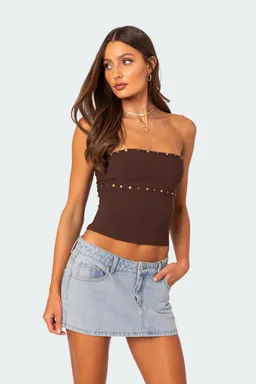 Corset darcy con cordones tachas de Edikted en Ropa Interior y Medias para argentina