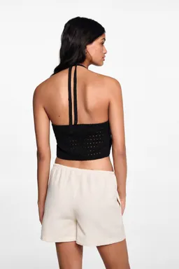 Top crochet cuello halter de Mango Teen en Tops para argentina