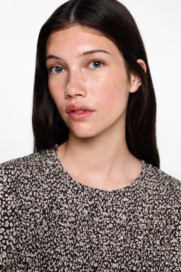 Vestido estampado leopardo corto de Mango Teen en Vestidos para argentina