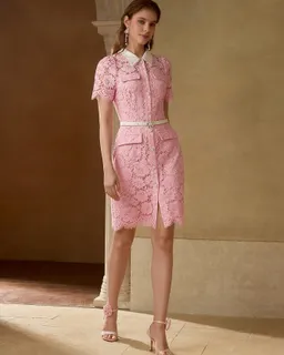 Vestido corto encaje y perlas de Motf en Vestidos para argentina