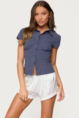 Camisa lunares entallada de Edikted en Camisas para argentina