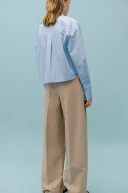 Pantalón recto con pinzas de Mango en Pantalones para argentina