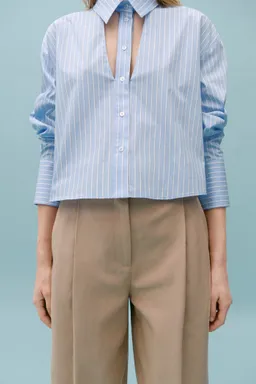 Pantalón recto con pinzas de Mango en Pantalones para argentina