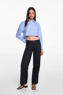 Pantalón recto con bolsillos de Mango Teen en Pantalones para argentina