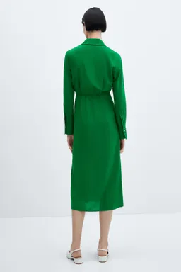 Vestido camisero cruzado de Mango en Vestidos para argentina