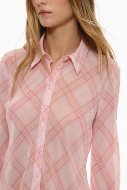 Camisa cuadros semitransparente de Lefties en Camisas para argentina