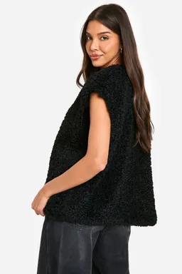 Chaleco teddy de piel sintética de Boohoo en Chalecos para argentina