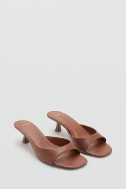 Sandalia tacón kitten de Mango en Sandalias para argentina