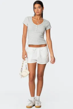 Shorts estilo lino leslie de Edikted en Shorts para argentina