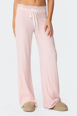 Pantalones encaje peekaboo de Edikted en Pantalones para argentina