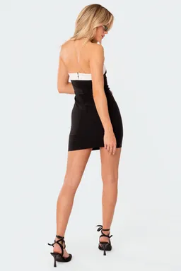 Vestido priyah con solapa de Edikted en Vestidos para argentina
