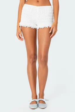 Shorts tali encaje fruncido de Edikted en Shorts para argentina
