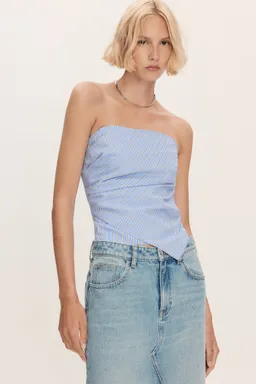 Falda denim deshilachada de Mango en Faldas para argentina