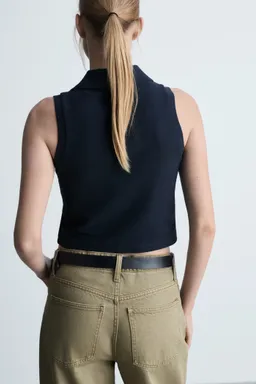 Polo crop algodón de Mango en Tops para argentina