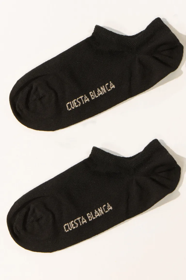 Par de Medias Plantil Invisible Negro para Mujer de Cuesta Blanca en Ropa Interior y Medias para argentina