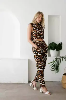 Pantalon slouchy estampado de Monaliza Plus en Pantalones para argentina