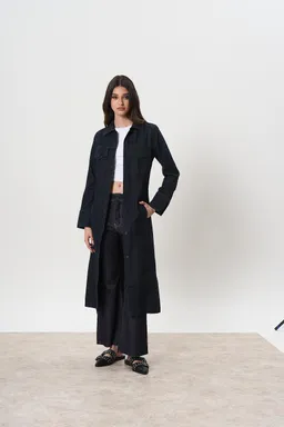 Tapado denim azul de Magda en Tapados para argentina