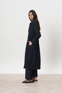 Tapado denim azul de Magda en Tapados para argentina