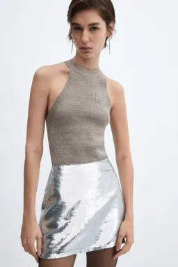 Top halter lúrex de Mango en Tops para argentina