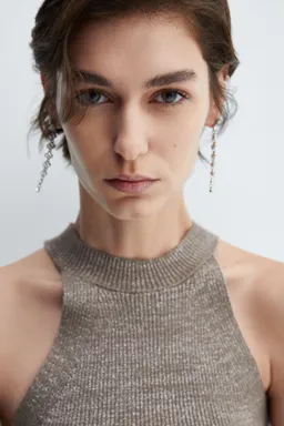 Top halter lúrex de Mango en Tops para argentina