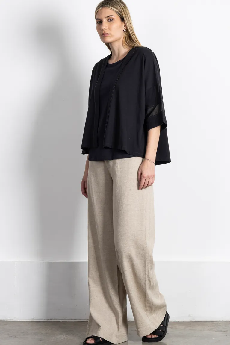 Chaqueta de punto negro de manga corta para mujer de Kill en Blazers para argentina