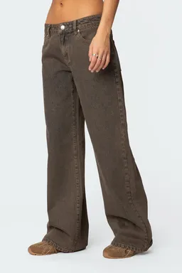 Jeans tiro bajo zahra de Edikted en Pantalones para argentina