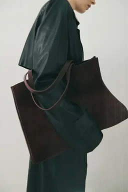Bolso shopper cuero de Mango en Bolsos y Carteras para argentina