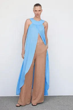 Vestido plisado halter de Mango en Vestidos para argentina