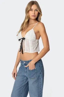 Top babydoll volantes de Edikted en Tops para argentina
