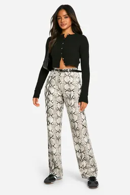 Jean recto estampado serpiente de Boohoo en Pantalones para argentina